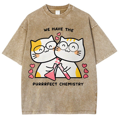 Valentine's Day.Perfect Chemistry Vintage Distressed T-shirt