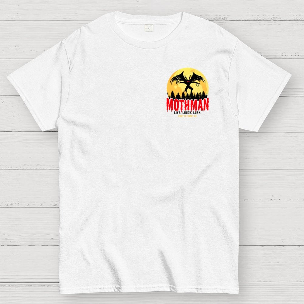 Mothman Cryptid Vintage Front And Back Printing Geek T-Shirt