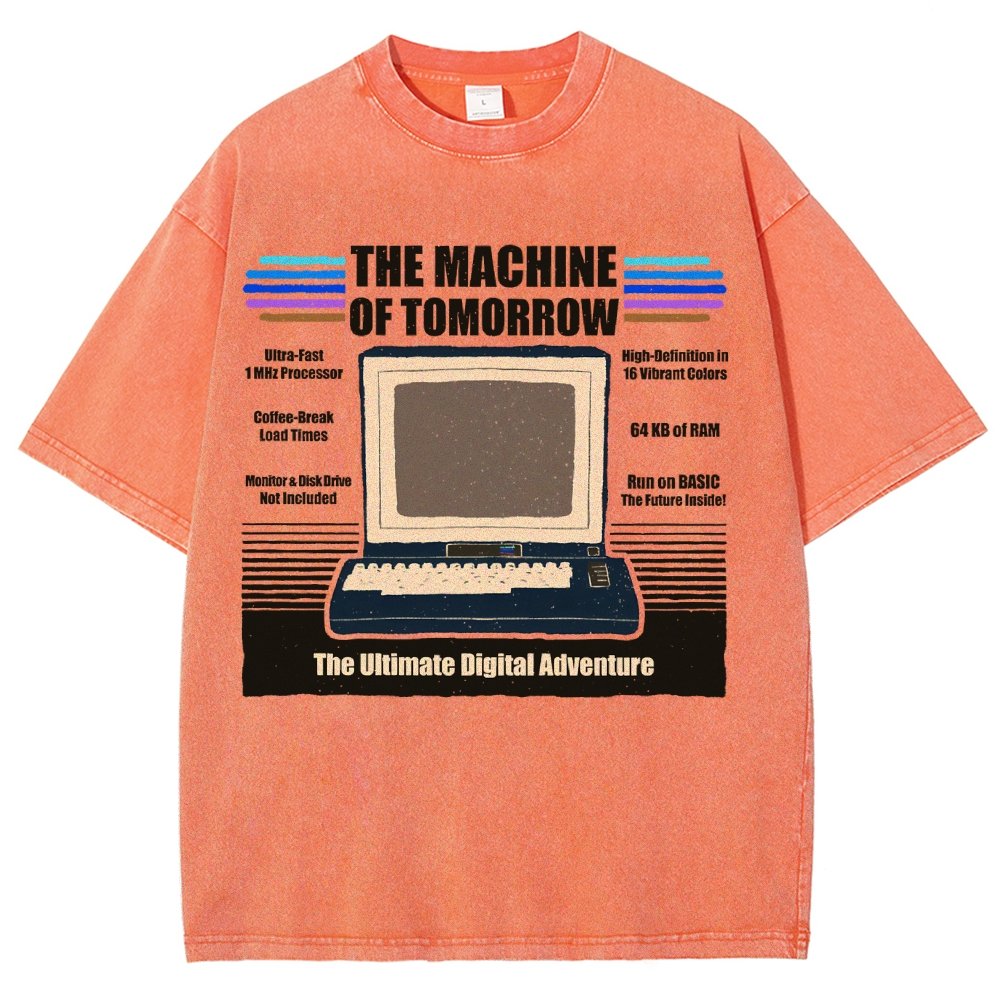 The Machine of Tomorrow Vintage Distressed T-shirt