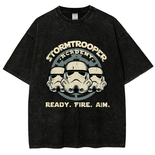 Ready. Fire. Aim. Vintage Distressed T-shirt