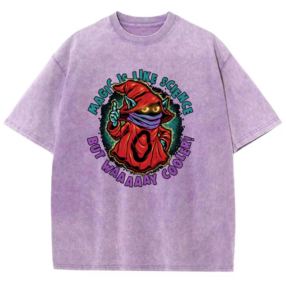 Magic Is Like Science Vintage Distressed T-shirt