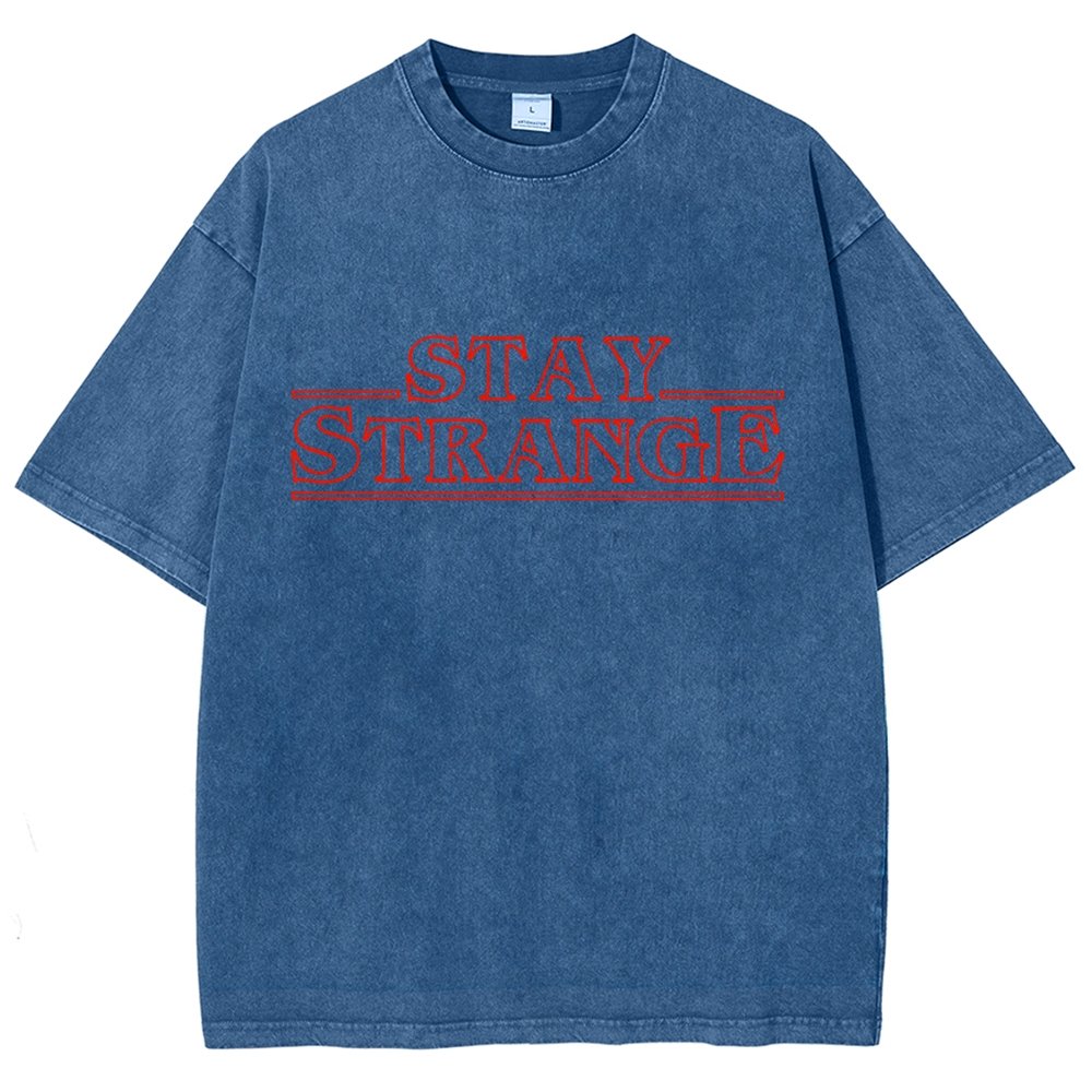 Stay Strange Vintage Distressed T-shirt