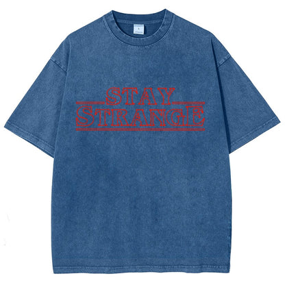 Stay Strange Vintage Distressed T-shirt