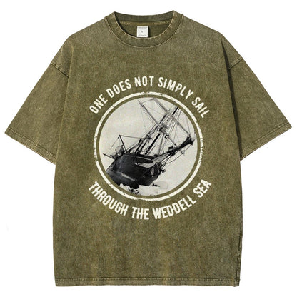 Shackleton Endurance Weddell Sea Vintage Distressed T-shirt