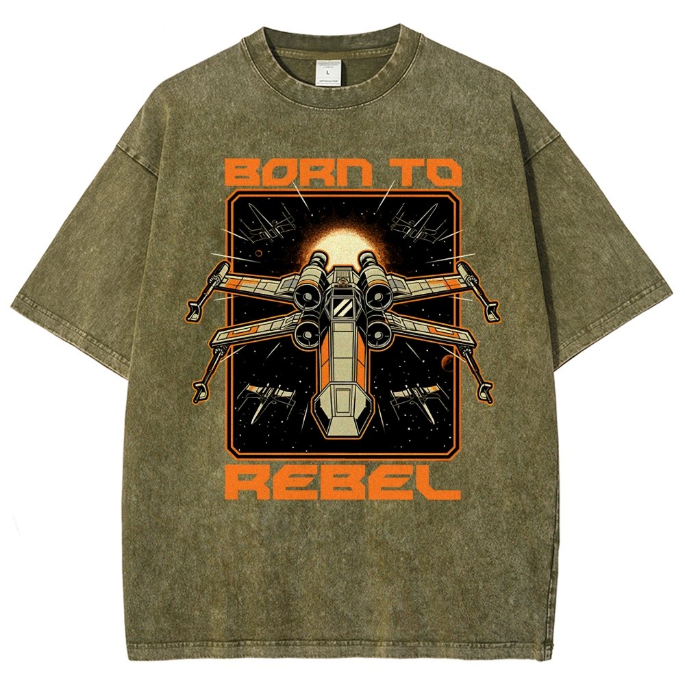 Space War Outlaw Vintage Distressed T-shirt