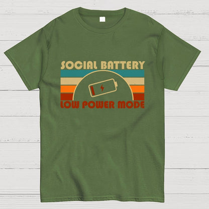 Low Social Battery Geek T-Shirt