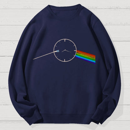 Time Prism Geek Cotton Sweatshirt