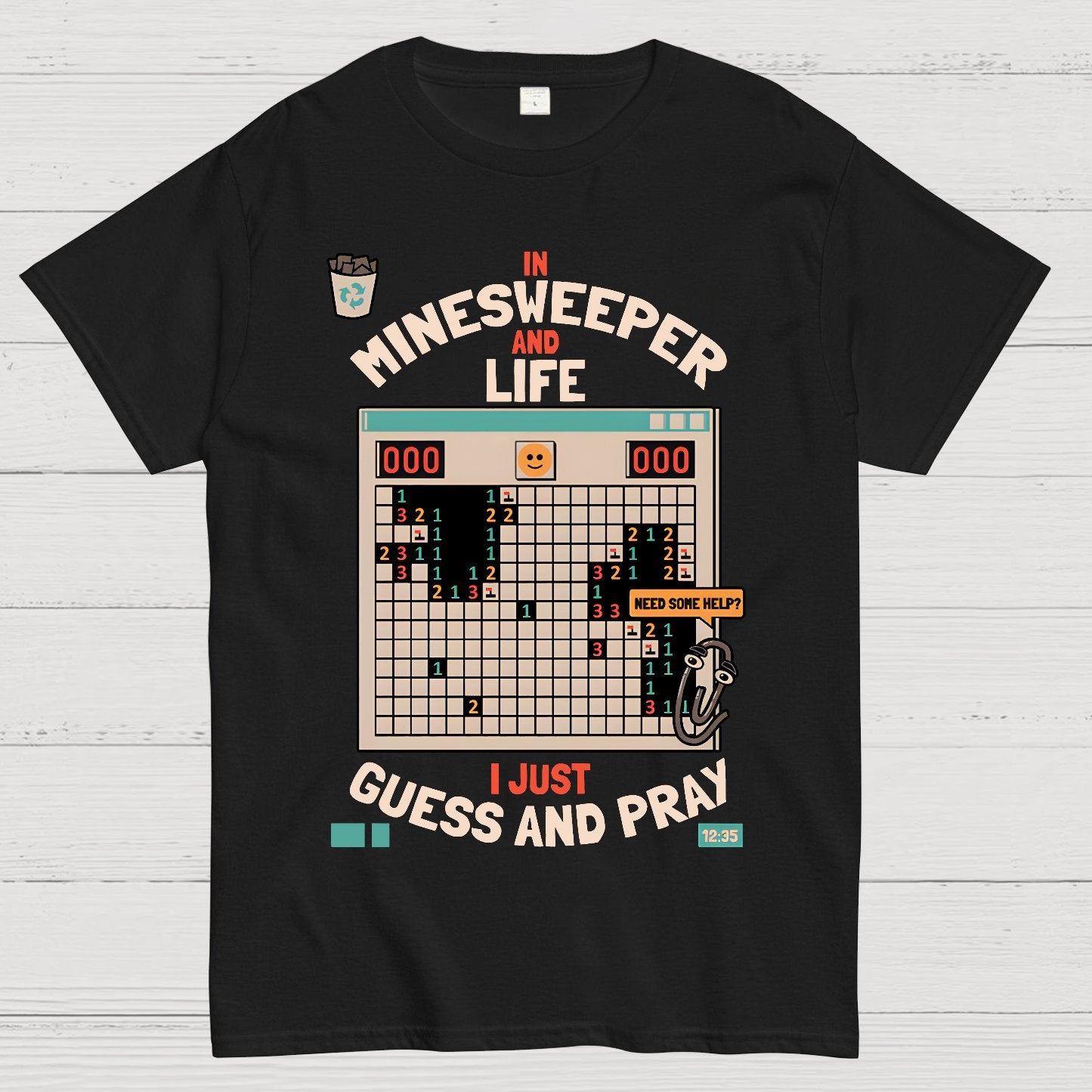 The Minesweeper Philosophy Geek T-Shirt