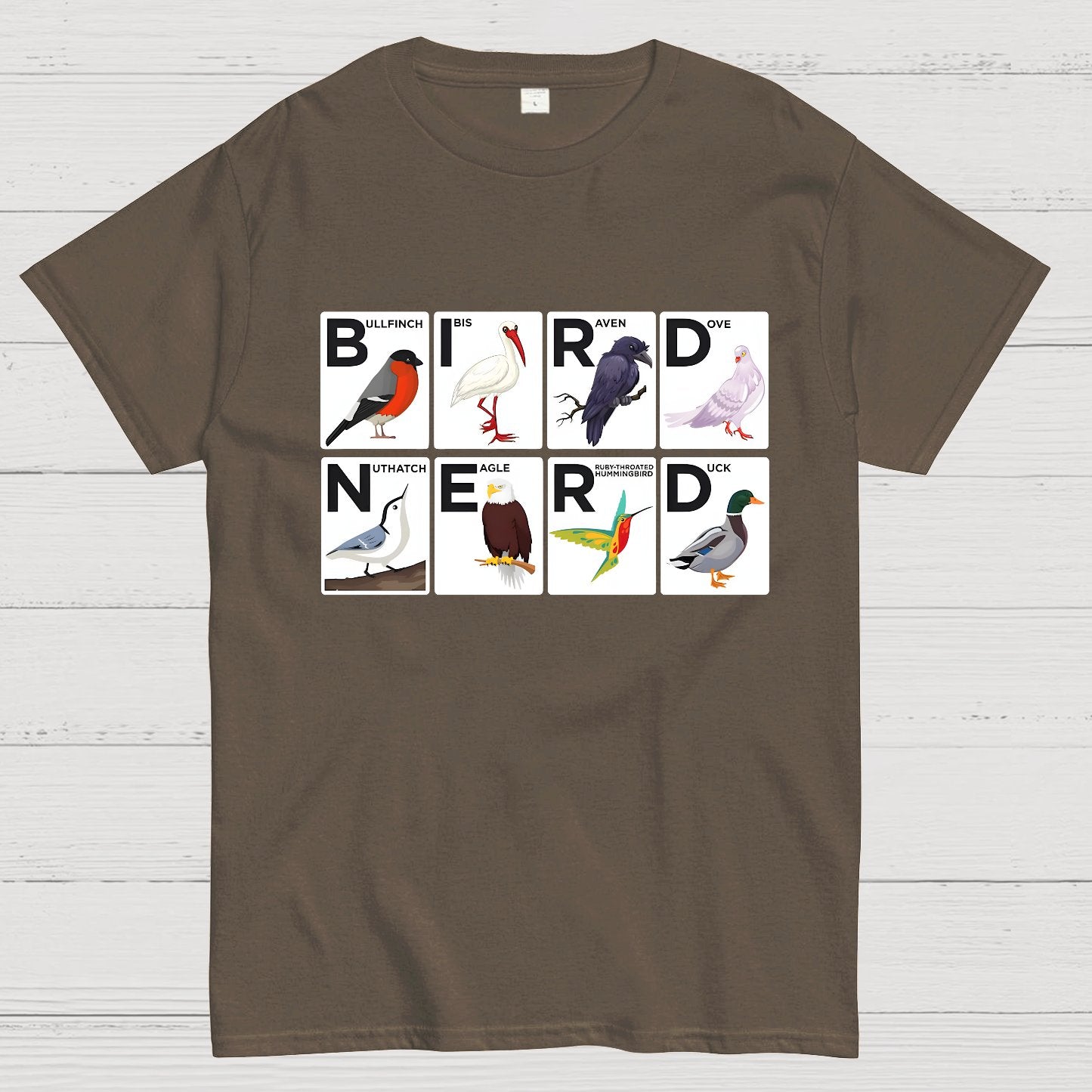 Bird Nerd Watching Vintage Retro Birdwatching Geek T-Shirt