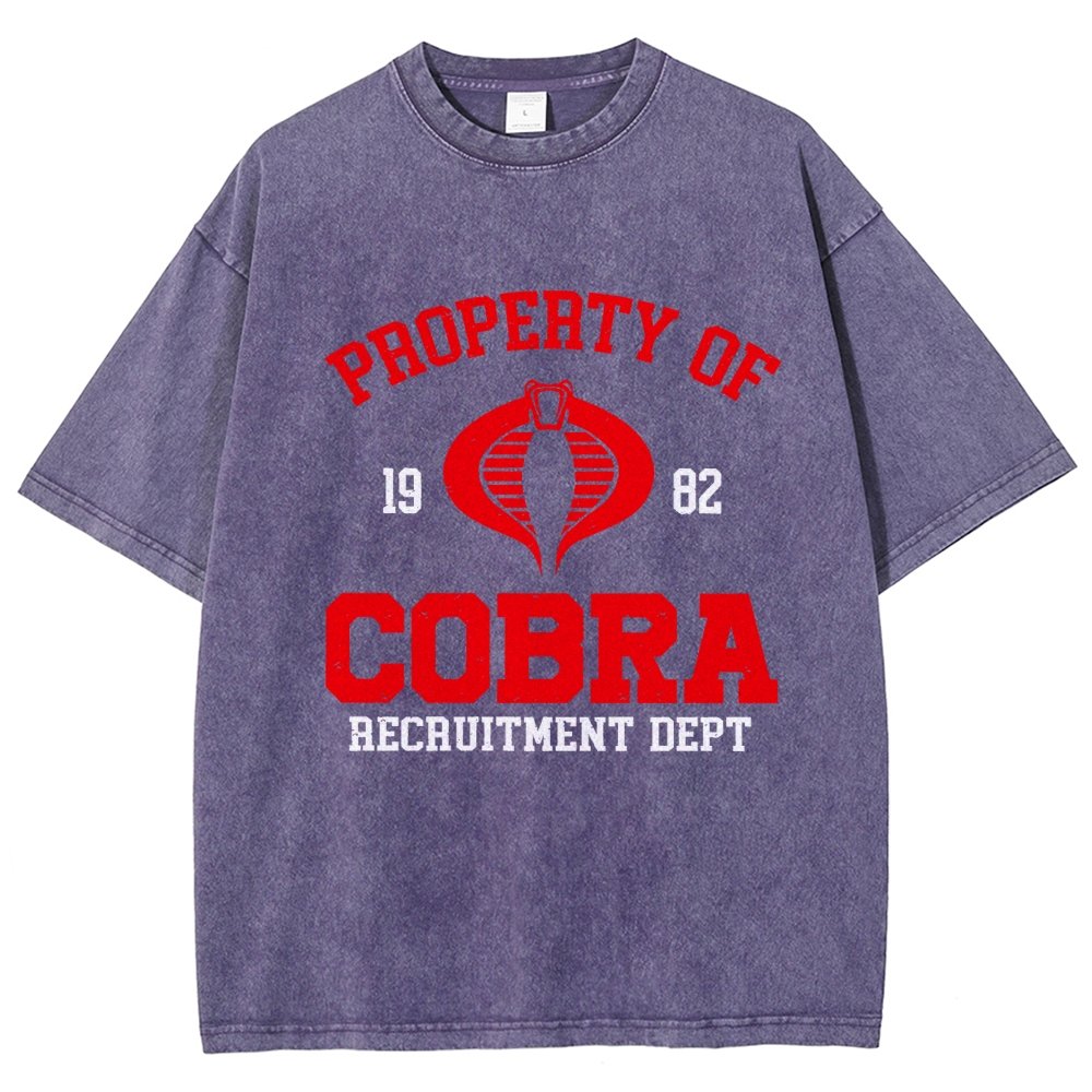 Property of Cobra Vintage Distressed T-shirt
