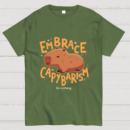 Capybarism Do nothing Geek T-Shirt