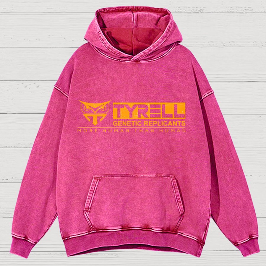 More Human Than Human Vintage Distressed Hoodie