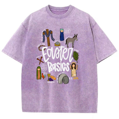 Easter Basics Vintage Distressed T-shirt