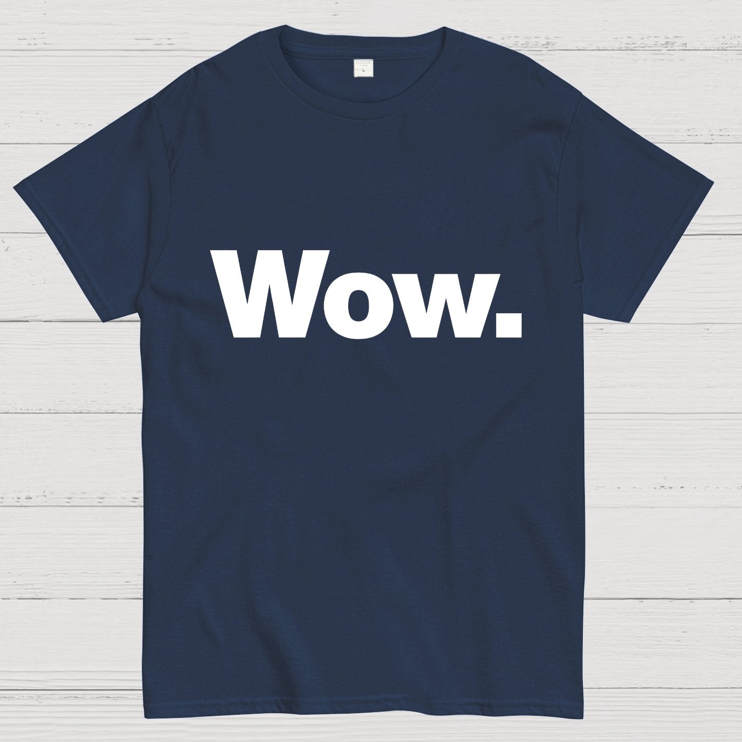 Wow. Classic Geeky T-Shirt
