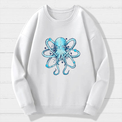 Atomic Octopus Geek Cotton Sweatshirt