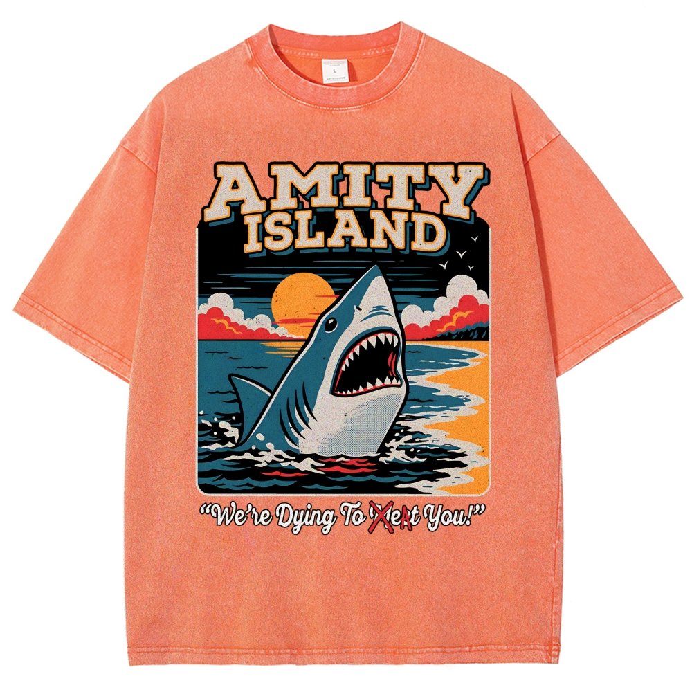 Dying to Eat You Vintage Distressed T-shirt