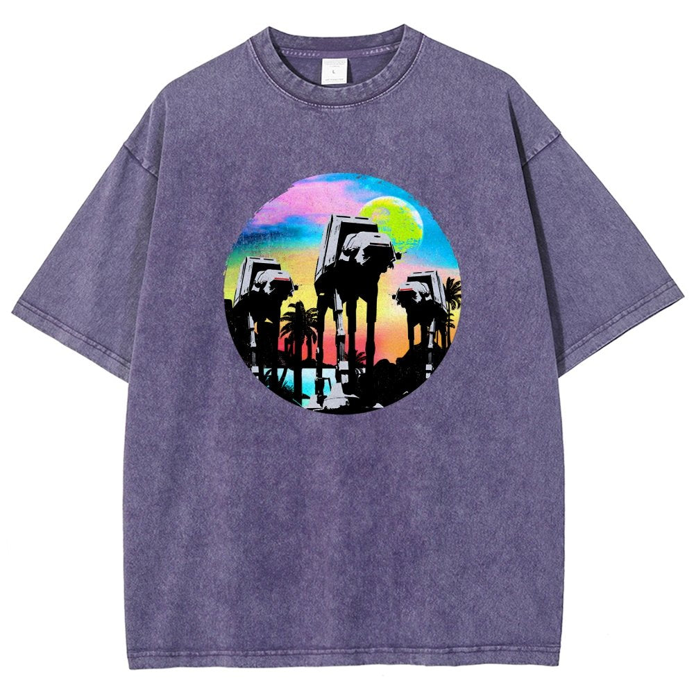 Retro Walker Adventure Vintage Distressed T-shirt
