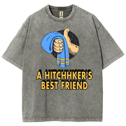 A Hitchhiker‘S Best Friend  Vintage Distressed T-shirt