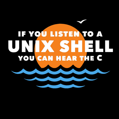 Unix Shell Geeky T-Shirt