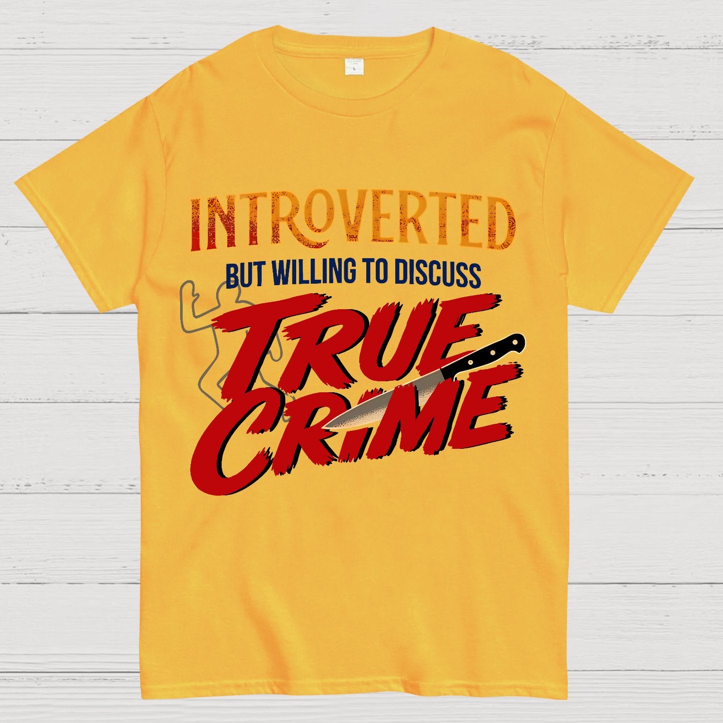 Willing To Discuss True Crime Geek T-Shirt