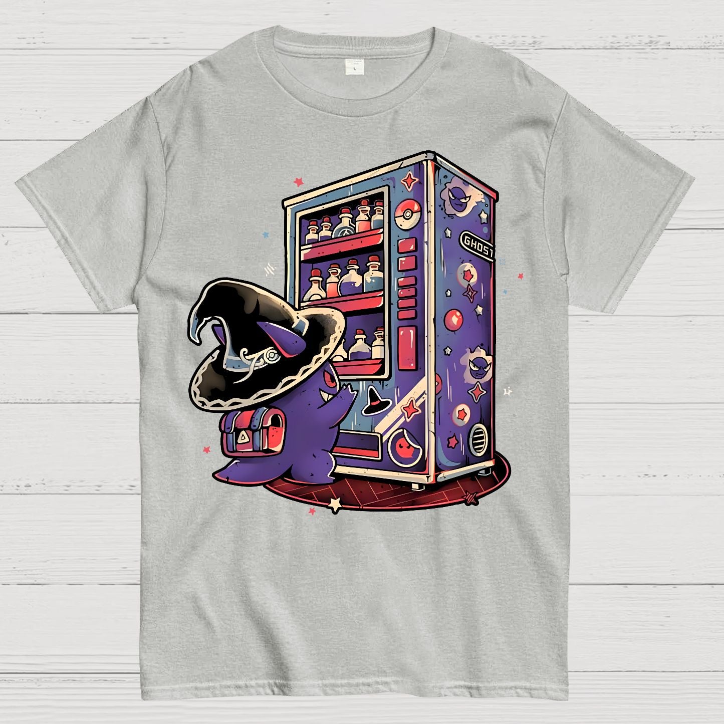Ghost Vending Machine Geek T-Shirt