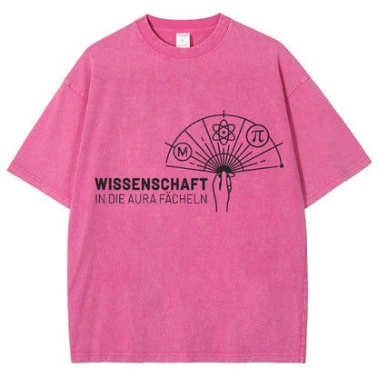 Wissenschaft in die Aura fächeln Vintage Distressed T-shirt