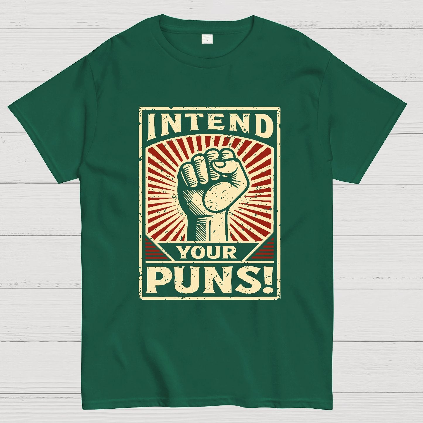 Intend Your Puns Geek T-Shirt