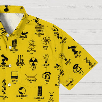 Chemistry & Physics Geek Hawaiian Shirt
