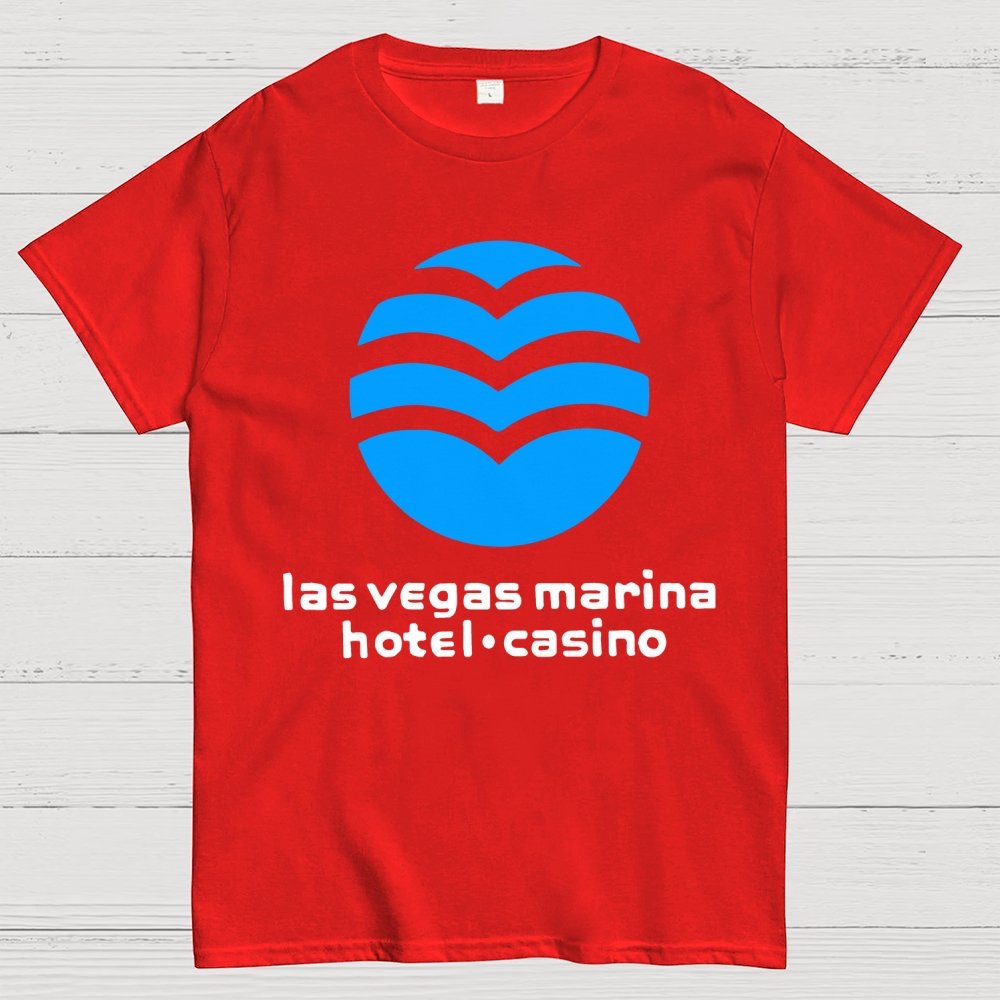 Marina Hotel & Casino - Vintage Las Vegas Unisex Geek T-Shirt