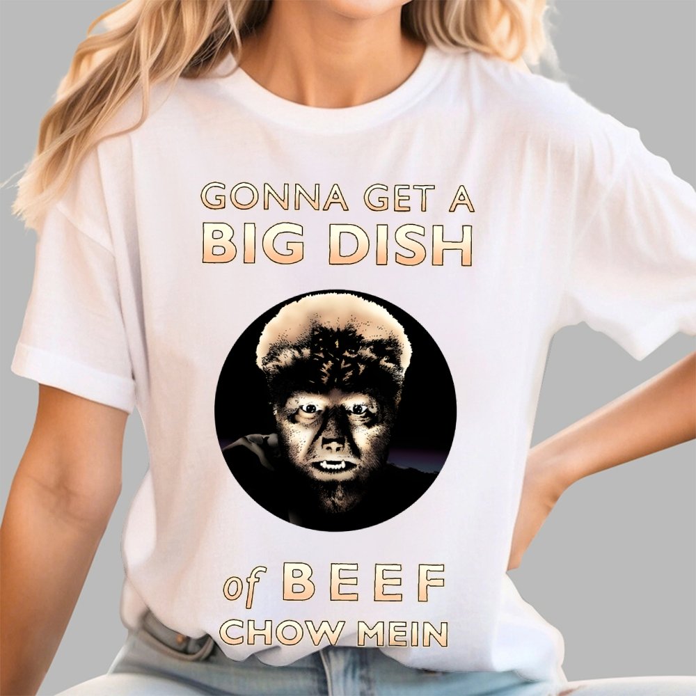 Big dish of Beef Chow Mein Geek T-Shirt
