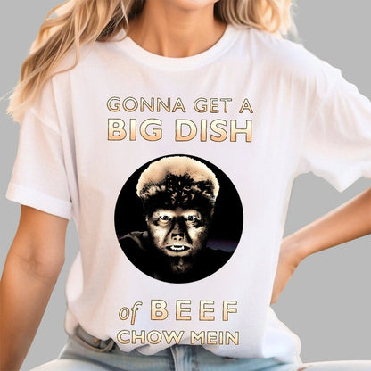 Big dish of Beef Chow Mein Geek T-Shirt