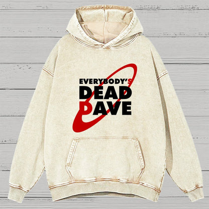 Everybody's Dead Dave Vintage Distressed Hoodie