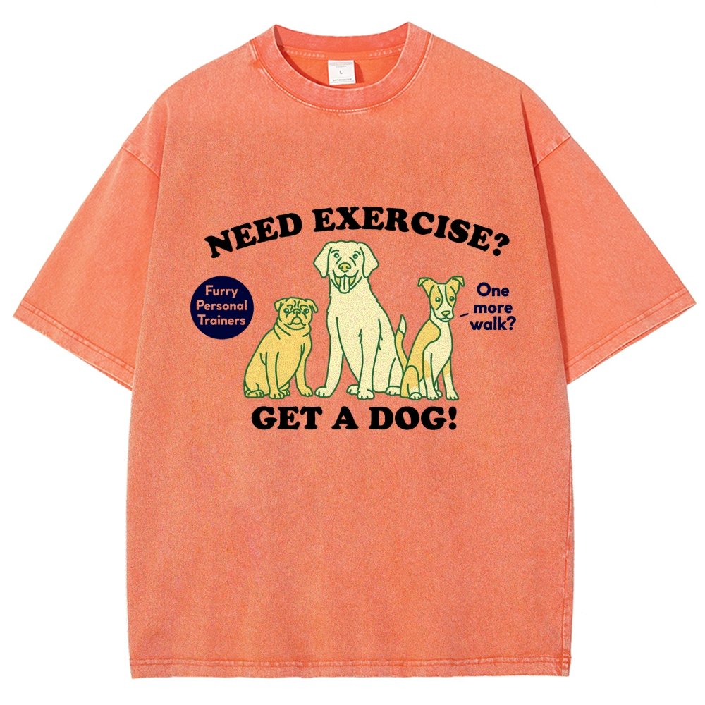 My Dog is My Personal Trainer Vintage Distressed T-shirt