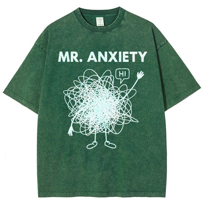 Mr. Anxiety! Vintage Distressed T-shirt