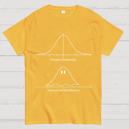 Normal Distribution, Paranormal Distribution Math Unisex Geek T-Shirt