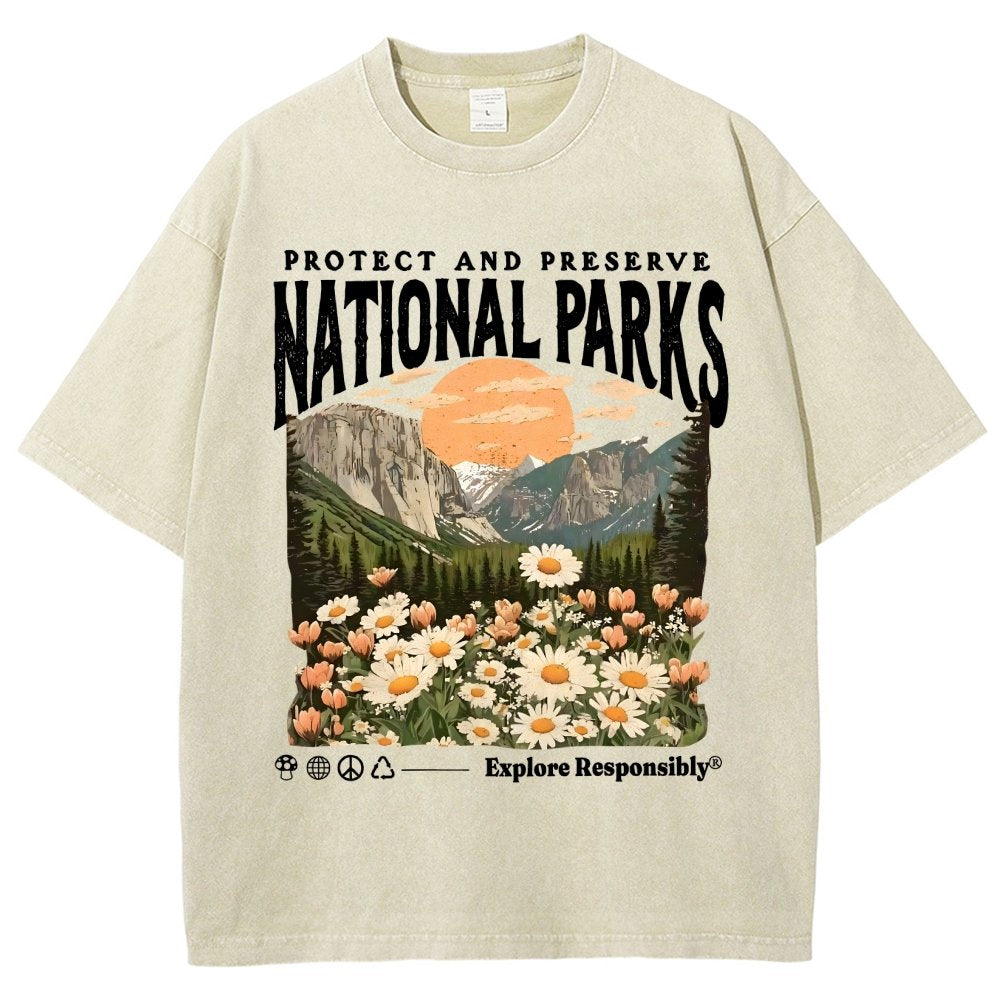 National Parks Vintage Distressed T-shirt