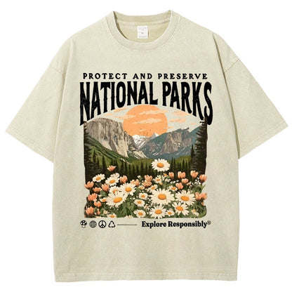 National Parks Vintage Distressed T-shirt