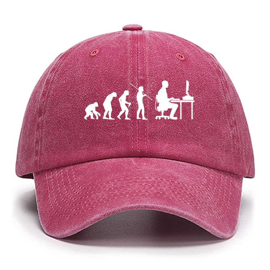 Computer Worker Evolution Hat, programmer Cotton Hat