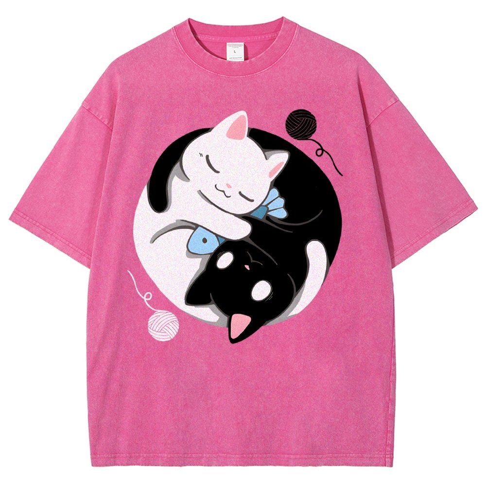 Balance Kittens Vintage Distressed T-shirt