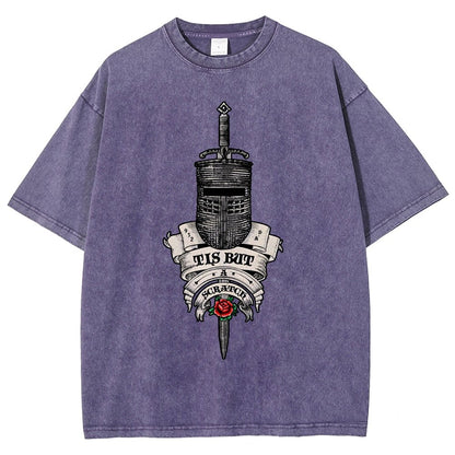 It is but a scratch. Vintage Distressed T-shirt