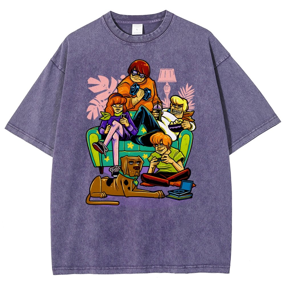 Stay Home Squad Vintage Distressed T-shirt