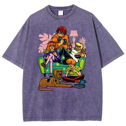 Stay Home Squad Vintage Distressed T-shirt