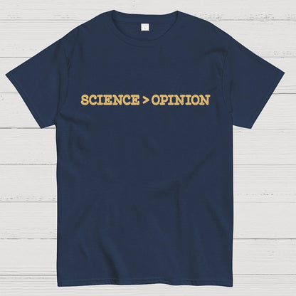 Science vs Opinion Geek T-Shirt