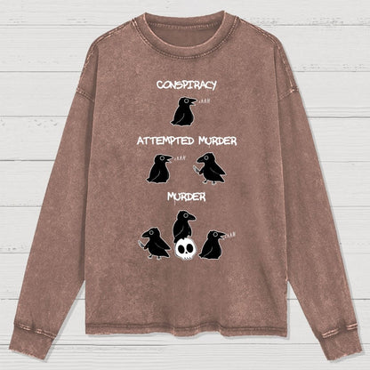 From Conspiracy To Murder Washed Long Sleeve Tee