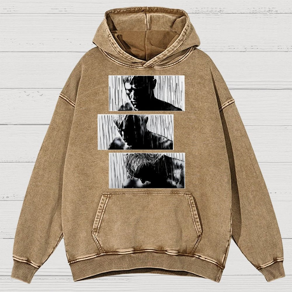 Tears In Rain Vintage Distressed Hoodie