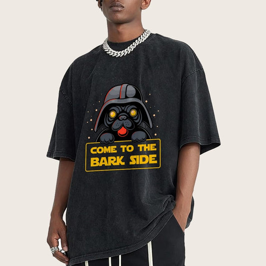 Come To The Bark Side Vintage Distressed T-shirt