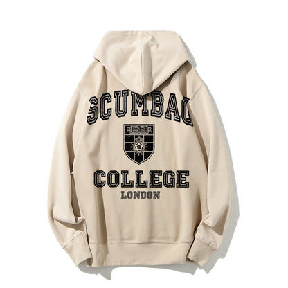 Scumbag College Unisex Printed Back Unisex Cotton Hoodie