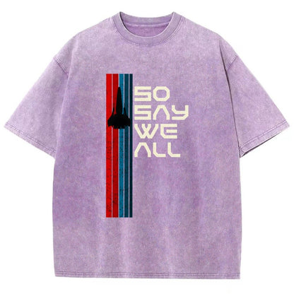 So Say We All Vintage Distressed T-shirt