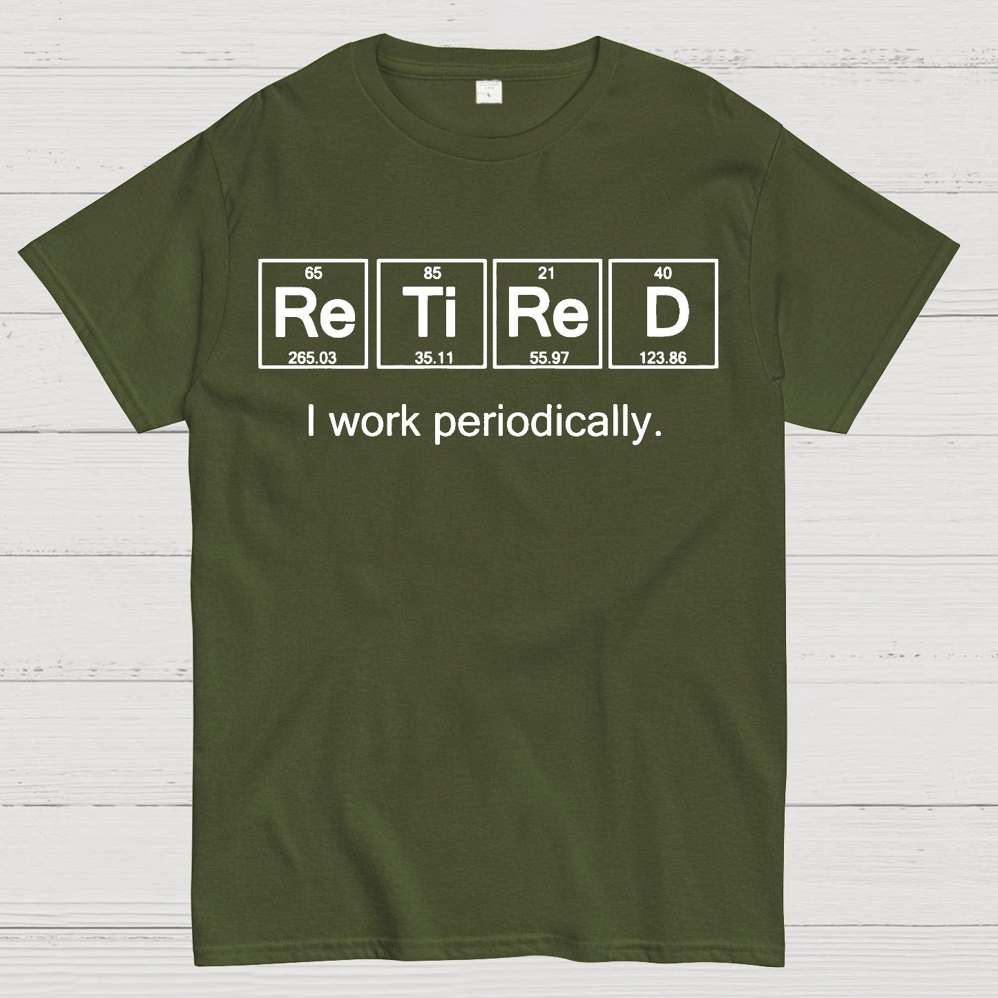 Retired I Work Periodically Geek T-Shirt