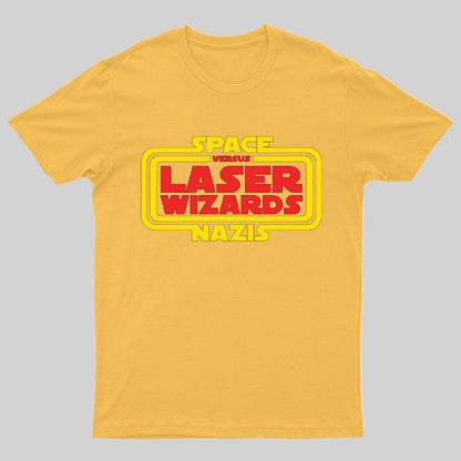 Space Nazis vs Laser Wizards Geeky T-Shirt